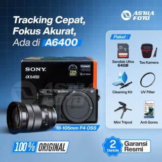 Sony A6400 Body Only & 18-105mm F4 OSS