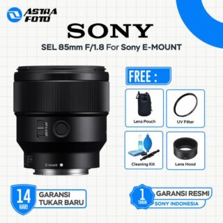 SONY FE 85mm F/1.8 FOR Sony E Mount - Lensa Mirorrless Full frame Lens
