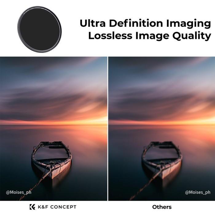 KNF Concept 82mm 4in1 Filter Magnetic GND8 ND8 ND64 ND1000 with Filter Case K&F Concept - Gambar 5