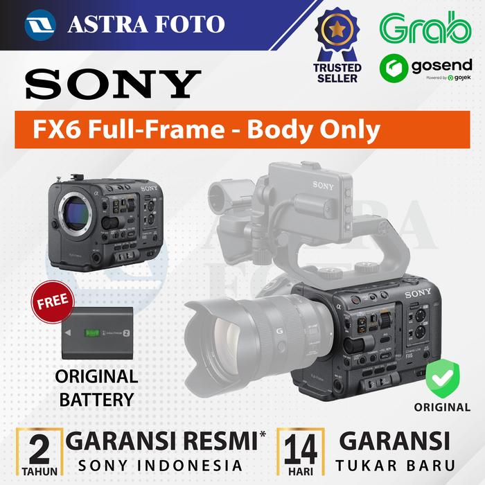 Sony Sony FX6 Full-Frame Cinema Camera (Body Only) - Garansi Resmi Sony