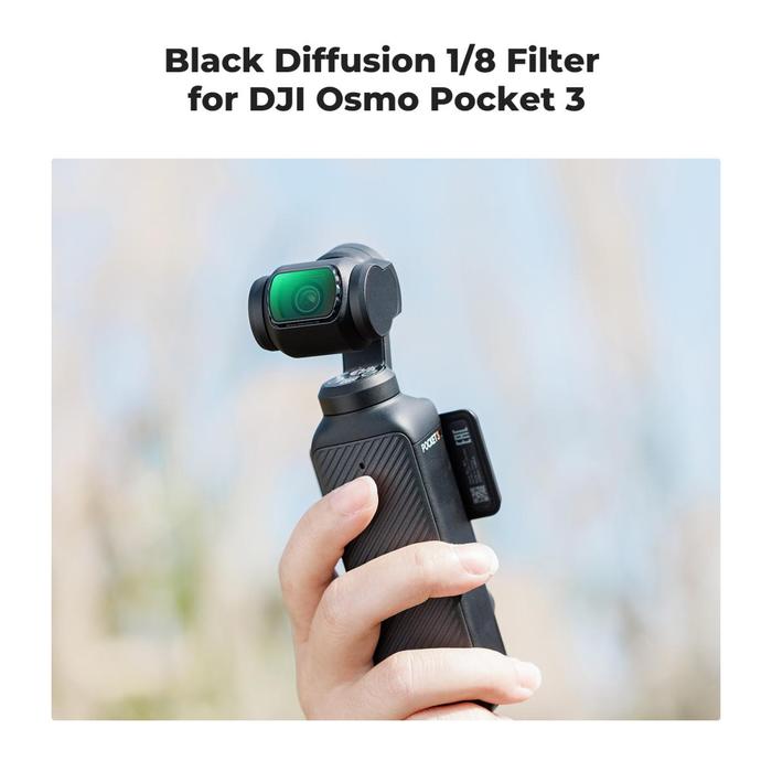 K&F Concept Black Diffusion Mist 1/8 Filter For DJI Osmo Pocket 3 KNF Concept · 8