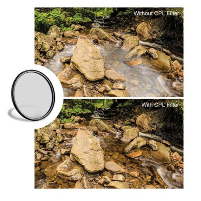 KNF Concept 82mm Slim CPL Filter Multi Coating + German Optics K&F · 4