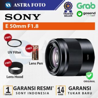 SONY LENS E 50mm f/1.8 OSS GARANSI RESMI SONY LENSA KAMERA MIRRORLESS