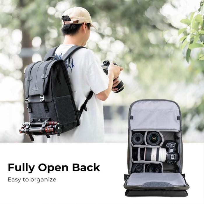KNF Concept 20L Tas Beta Backpack Waterproof Photography Laptop K&F - Hitam · 6