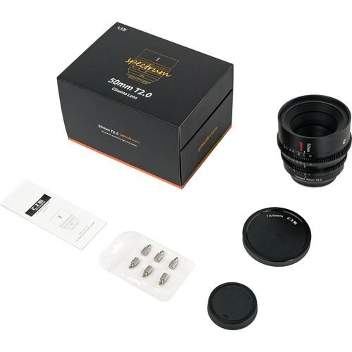 7artisans Spectrum 50mm T2.0 Prime Cine Lens Full Frame - SONY E · 6