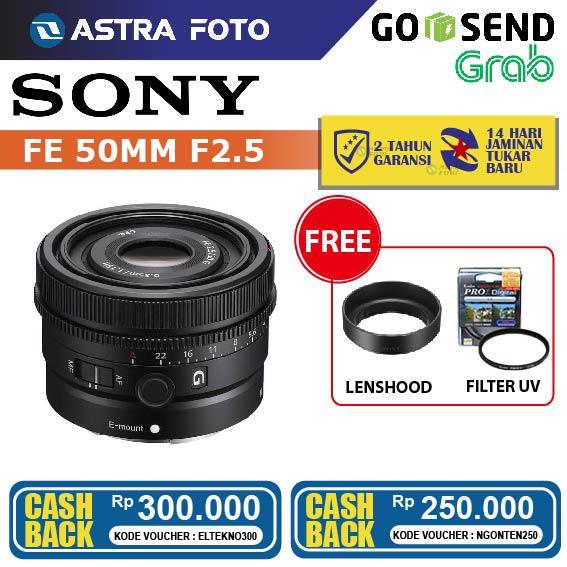 SONY FE 50mm F2.5 G Lens - Lensa Sony Full Frame Garansi Resmi · 2