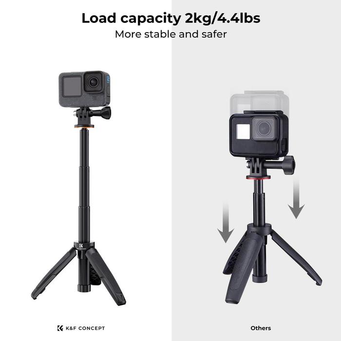 KNF Concept Tripod Mini MS03 / MS10 for Action Camera Smartphone - Black · 5