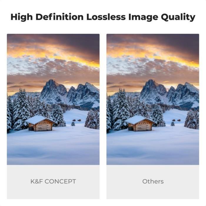 KNF Concept 77mm Filter Variable ND2-400 Nano X Coating Anti Scratch & Waterproof Pro HD Ultra Thin Lens Filter Lensa K&F Concept - Gambar 8