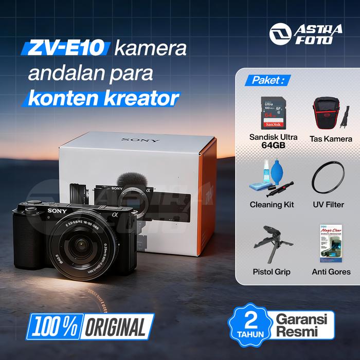 Sony Alpha ZV-E10 Kit 16-50mm II ZVE10 / ZV E10 Mirrorless Camera - Standard · 2