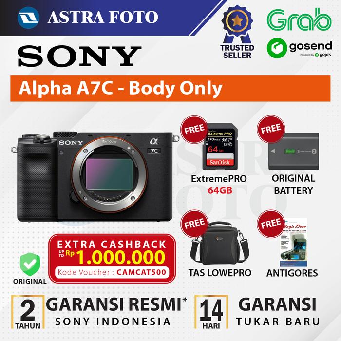 Sony Sony Alpha A7C - Sony A7 C- Sony A7C Body Only - Standard