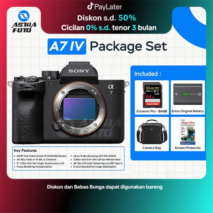 Sony A7IV Body Only - Sony A7 IV Sony A7 Mark IV - A7IV BO - Sony A7iv Body · 2