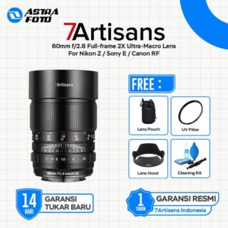 7Artisans 60mm f/2.8 Full-frame 2X Ultra-Macro Lens for E/RF/Z - NIKON Z