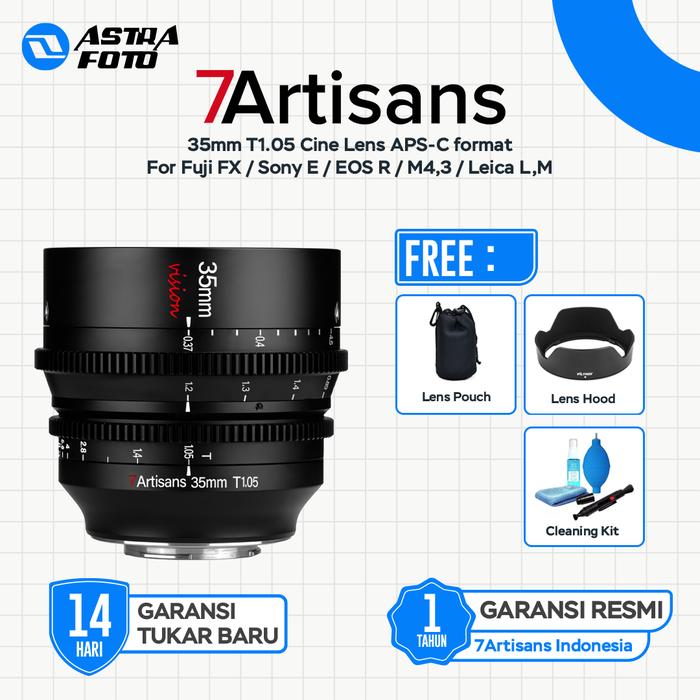 7Artisans 7artisans Photoelectric 35mm T1.05 Vision Cine Lens for Mirrorless - SONY E