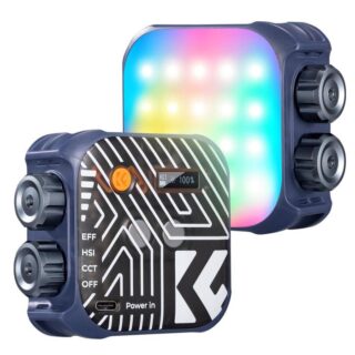 KNF Concept RGB LED Video Fill Light Portable With Magnet & Effect K&F - Biru