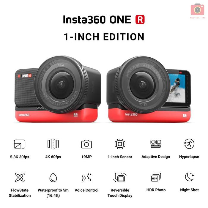INSTA360 One R 1-INCH EDITION / One Inch -Action Camera Garansi Resmi · 2