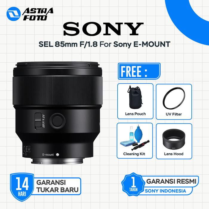 Sony SONY LENS SEL FE 85mm F/1.8 E-MOUNT FOR MIRRORLESS LENSA FULL FRAME