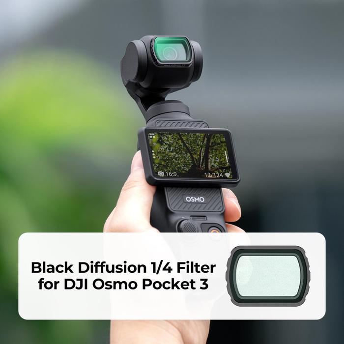 K&F Concept Black Diffusion Mist 1/4 Filter For DJI Osmo Pocket 3 KNF Concept · 9