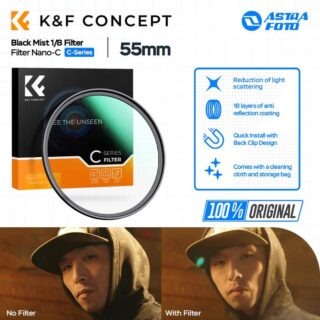 KNF Concept 55mm Lens Filter Nano-C Black Mist 1/8 Filter K&F Concept Black Diffusion