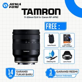 Tamron 11-20mm f2.8 for Canon RF APSC Di III-A RXD Tamron 11-20 mm f/2.8 GARANSI RESMI - Standard