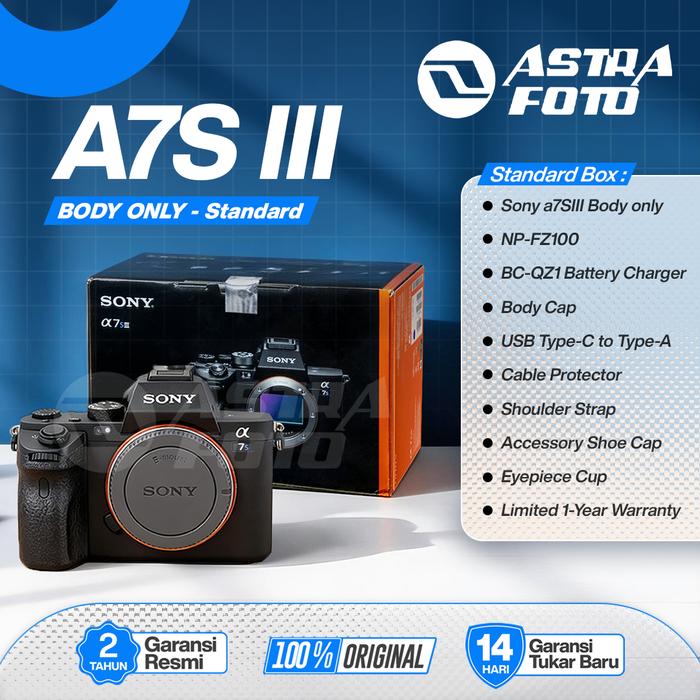 Sony SONY A7S III / A7S MARK III / SONY A7SIII GARANSI RESMI SONY INDONESIA - Standard