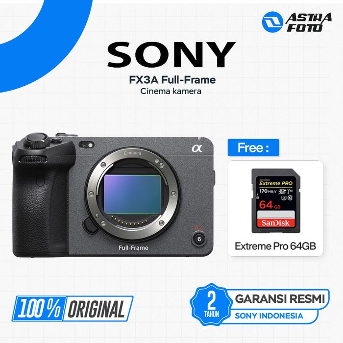 Sony SONY FX3A Full Frame Cinema Line Body Only FX 3 Sony