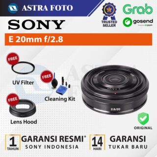 Sony 20mm f/2.8 E-Mount Lens
