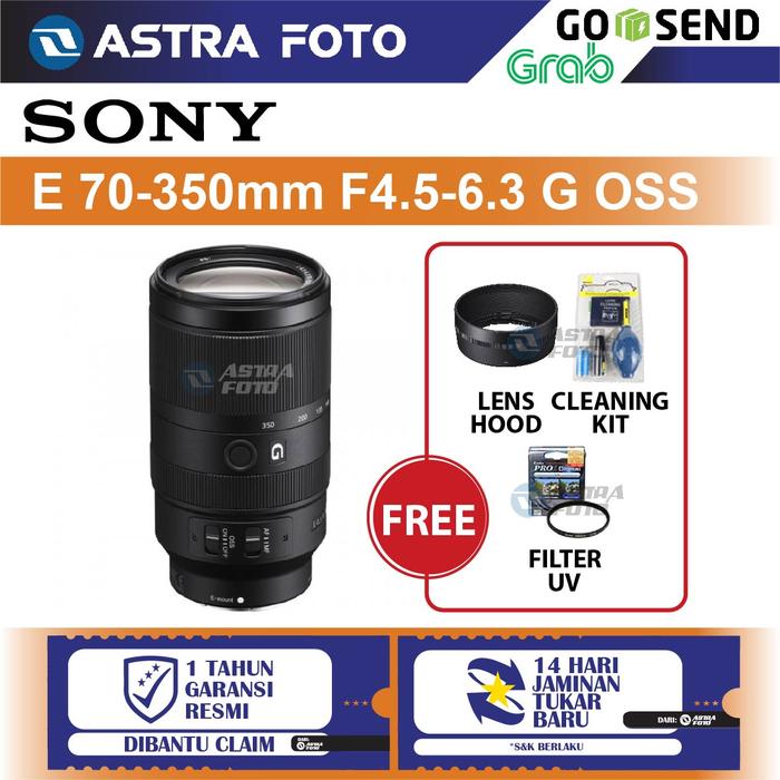 SONY E 70-350mm F4.5-6.3 G OSS Lensa Kamera Mirorrless SEL70350G Lens · 2