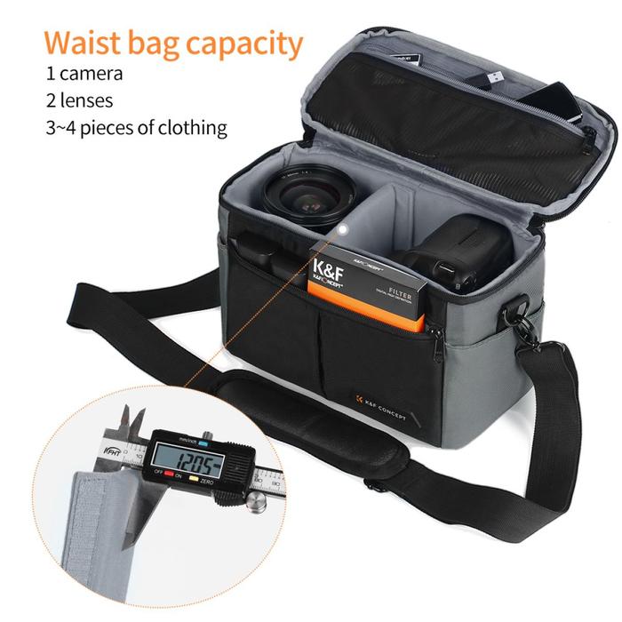 KNF Concept 33L Tas Ransel Travel Backpack Waterproof Photography K&F · 6