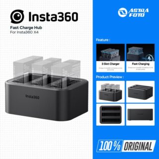 Insta360 X4 Fast Charge Hub - Fast Charging Hub Insta360 X4 Original Garansi Resmi