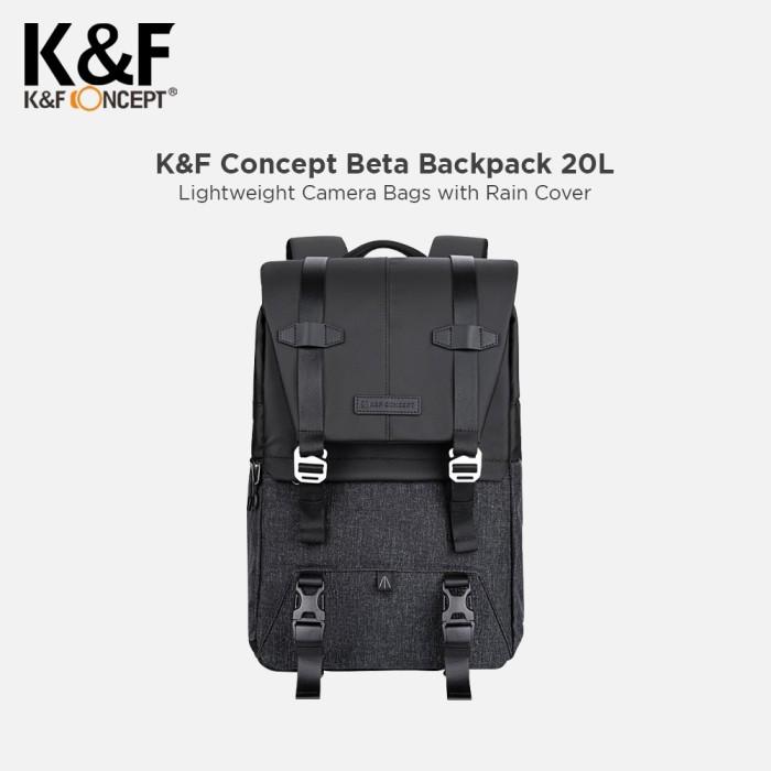 KNF Concept 20L Tas Beta Backpack Waterproof Photography Laptop K&F - Hitam · 4