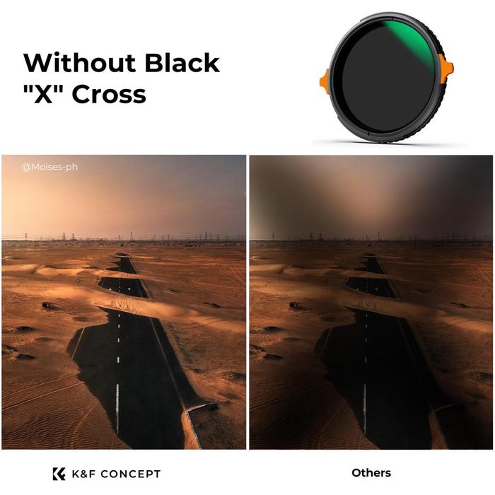 KNF Concept 40.5mm Filter Nano-X Variable ND4-64 + CPL K&F Filter Lensa · 6