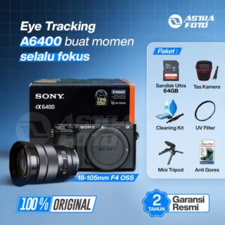 Sony A6400 Body Only & 18-105mm F4 OSS Sony Alpha A6400 - 128gb