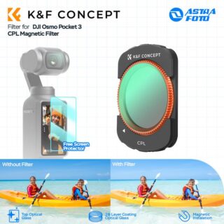 K&F Concept Nano CPL Magnetic Filter For DJI Osmo Pocket 3 Reduce Reflection KNF Concept