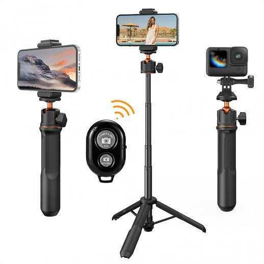 KNF Concept MS11 Mini Tripod 3 in 1 For HP Smartphone & Camera Action Cam with Bluetooth Remote K&F Concept · 2