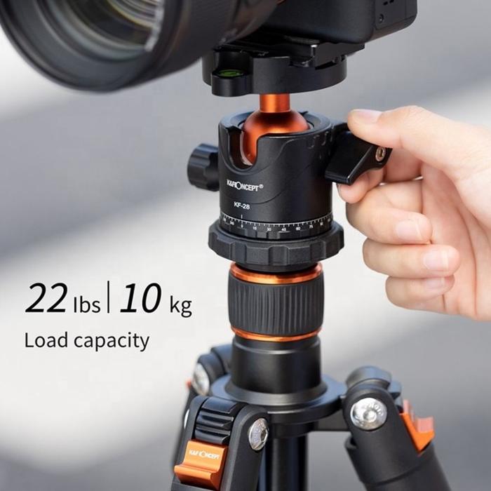 KNF Concept Camera Aluminum Tripod SA234 with Ballhead Kit BH-28 K&F Concept · 6