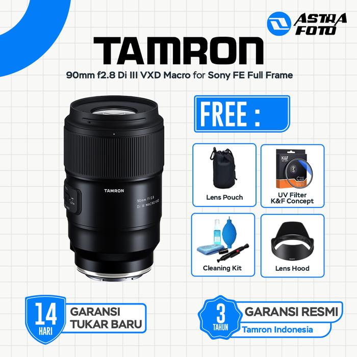 Tamron Tamron 90mm f2.8 Di III VXD Macro for Sony FE Full Frame Lens Tamron 90 mm f/2.8 Lensa GARANSI RESMI - Standard
