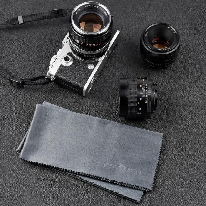K&F KNF Concept Microfiber Large Cleaning Cloth for Camera Lens Optic 16x16inch - 1pcs · 4