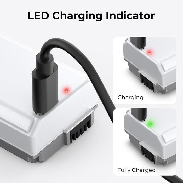 K&F Concept NP-FW50 Battery with Type-C Fast Charging KNF Baterai - Battery 1pc · 2