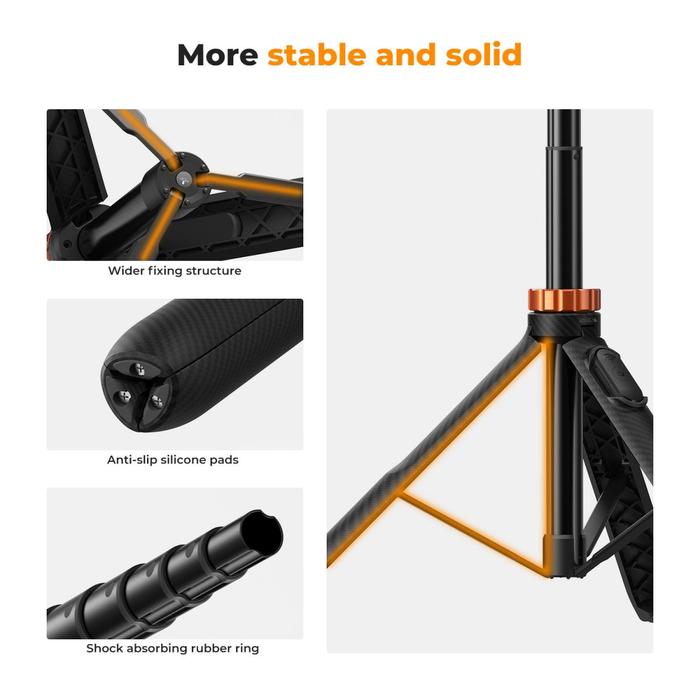 KNF Concept MS08 Tripod Mini Selfie Stick + Remote for Camera & HP Old MS04 · 7