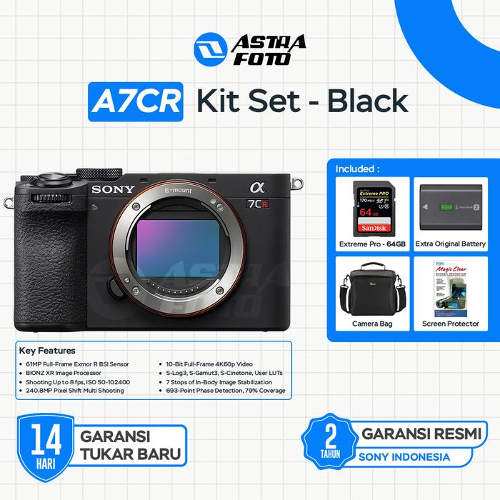Sony Alpha A7CR Sony A7C R Sony A7CR Mirrorless Camera Body Only - Standard · 2