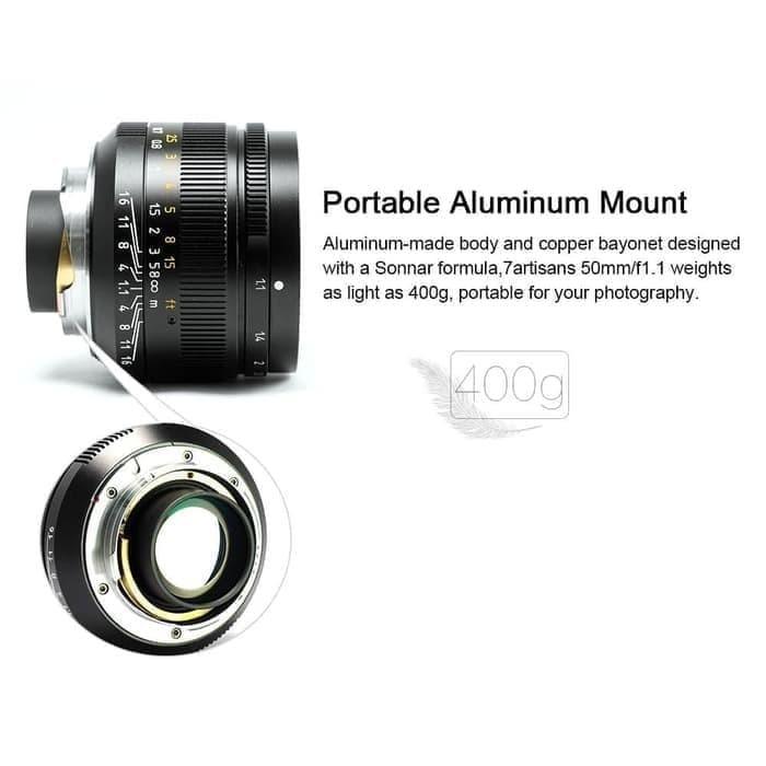 7Artisans 25mm F/1.8 APSC Lens For Sony E Mount - Fujifilm FX - Canon EOS M - M4/3 Lensa Kamera - SONY E · 3