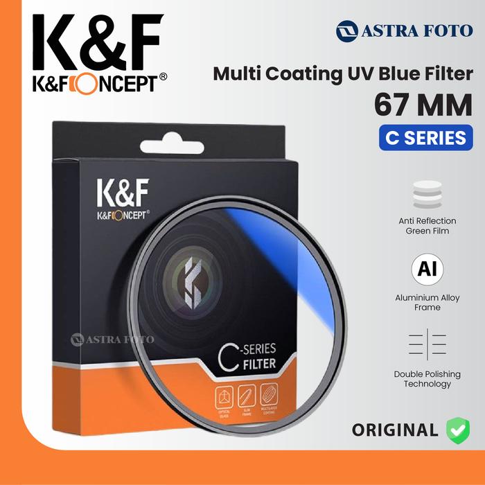 KNF Concept KNF K&F Concept Multi Coating UV Blue Coating Filter 67MM C-Series KF