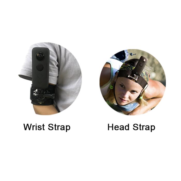 Insta360 Climb Bundle - Insta 360 Head Strap & Wrist Strap ONE R X X2 · 4