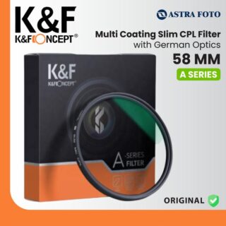 KNF Concept 58mm Slim CPL Filter Multi Coating + German Optics K&F
