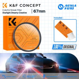 KNF CONCEPT 67mm Colorful Streak Filter Starlight Dreamy Creative Special Effects Optical Glass Lens Filters Nano-B Series