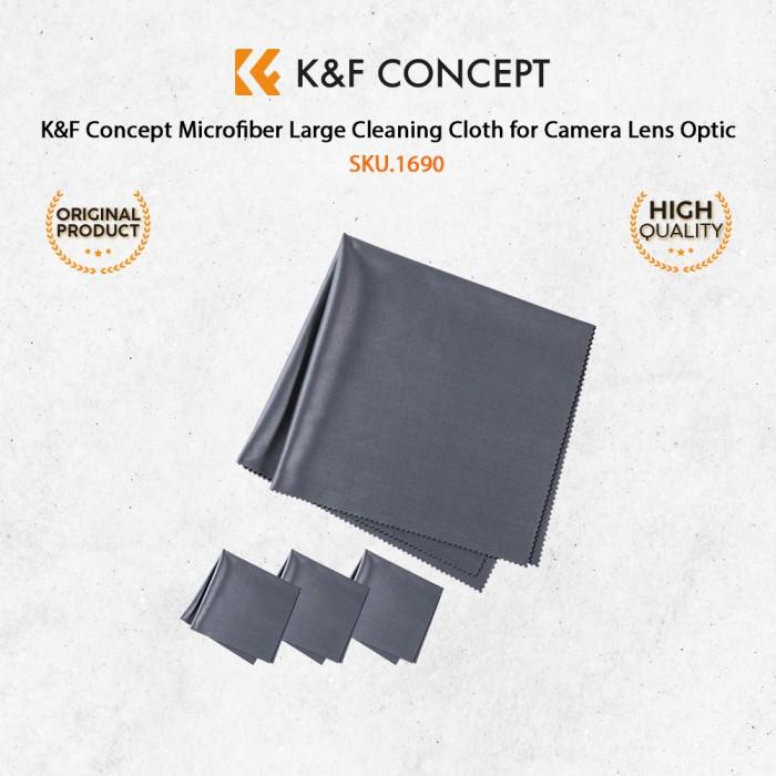 K&F KNF Concept Microfiber Large Cleaning Cloth for Camera Lens Optic 16x16inch - 1pcs · 3