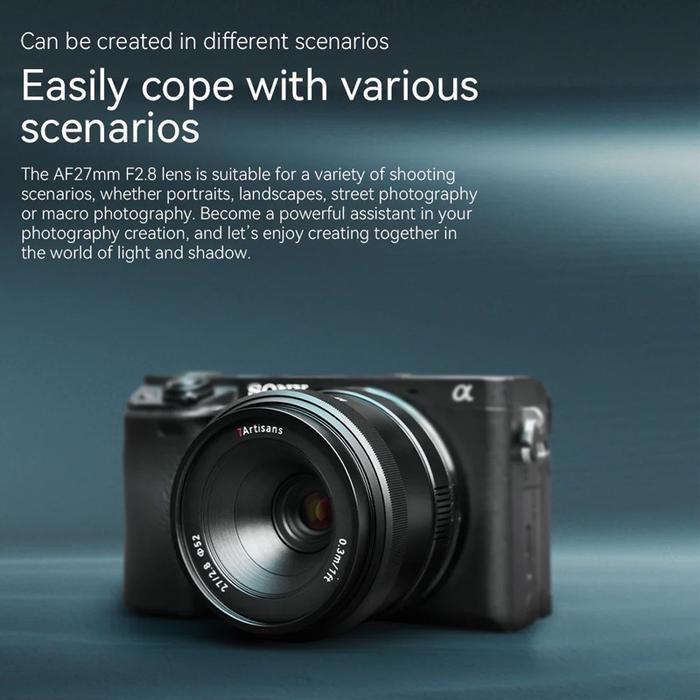7Artisans AF 27mm f2.8 for Sony E APS · 6