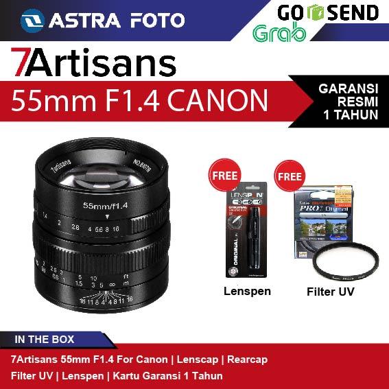 7Artisans 55mm F1.4 Canon EOS M Mount Lens - Lensa 7Artisan For Canon · 2