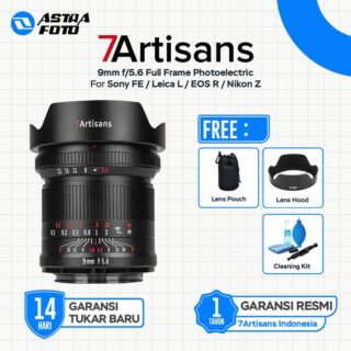7artisans 9mm f/5.6 Full Frame Photoelectric lens (Almost O Distortion) Sony E Mount - Nikon Z - Canon EOS RF - Leica L - SONY FE