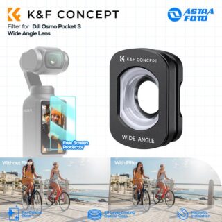 K&F Concept Wide Angle Lens Extender Magnetic Filter For DJI Osmo Pocket 3 KNF Concept